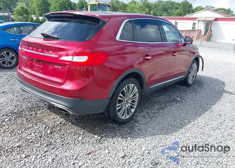 2017 Lincoln Mkx Reserve from USA, damaged, VIN 2LMPJ8LR6HBL44835